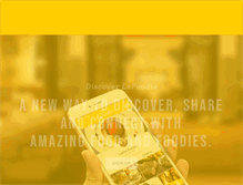Tablet Screenshot of lefoodie.com